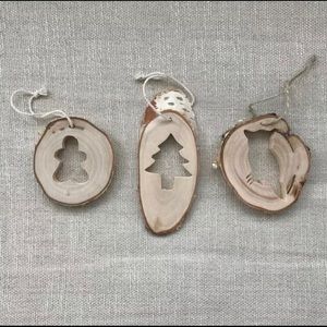 Set of 3 Holiday Ornaments